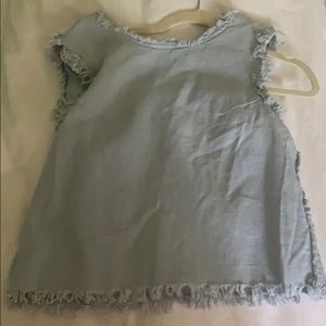 Moon River frayed top